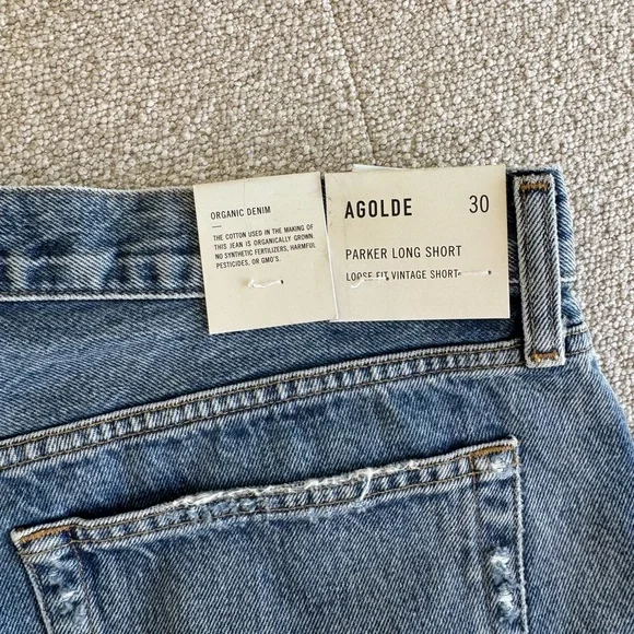 NWT AGOLDE PARKER LONG SHORT - Picture 7 of 7